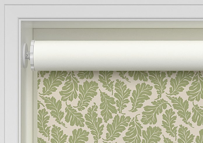 Land & Shore Oak Leaf  (Blackout), Green - Twist&Fit Roller Blind - Image 9